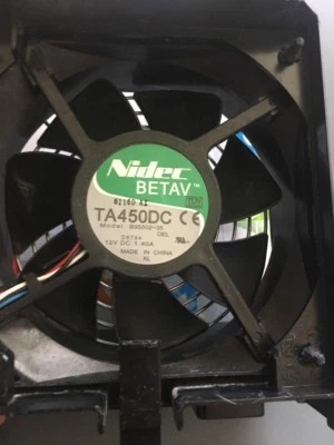 Dell XPS/Dimension 400Intake Fan Nidec Betav TA450DC B35502-35 - Image 1 of 4