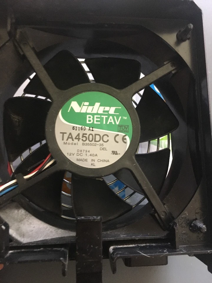 Dell XPS/Dimension 400Intake Fan Nidec Betav TA450DC B35502-35 - Image 1 of 4