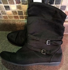 Women's Lower East Side Tornozelo Botas de Camurça Preto tamanho 8.5 Bom Estado