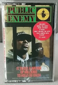 Public Enemy It Takes a Nation of Millions Sealed Cassette Def Jam 1988 Hype - Picture 1 of 9