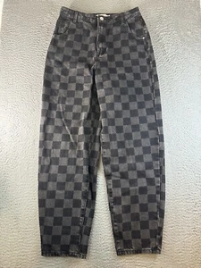 Adika Denim Jeans Checker Board High Rise Womens Size M - Picture 1 of 8