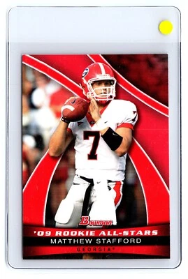 2009 Bowman '09 Rookie All-Stars RC #AS10 Matthew Stafford Detroit Lions - Image 1 of 2