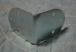 Custom Case Hardware - 6 Hole Heavy Duty Corner Clamp - Zinc - Case Parts - Picture 1 of 2