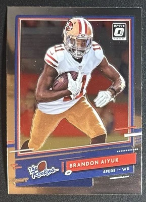2020 Donruss Optic #TR-BA Brandon Aiyuk The Rookies - Image 1 of 2
