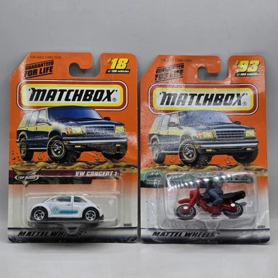 1999 Matchbox # 18 VW Concept 1 And #93 Dirt Bike - Image 1 of 4