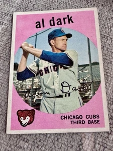1959 Topps Al Dark #502 Chicago Cubs - EX+ - KOSTENLOSER VERSAND - Bild 1 von 2