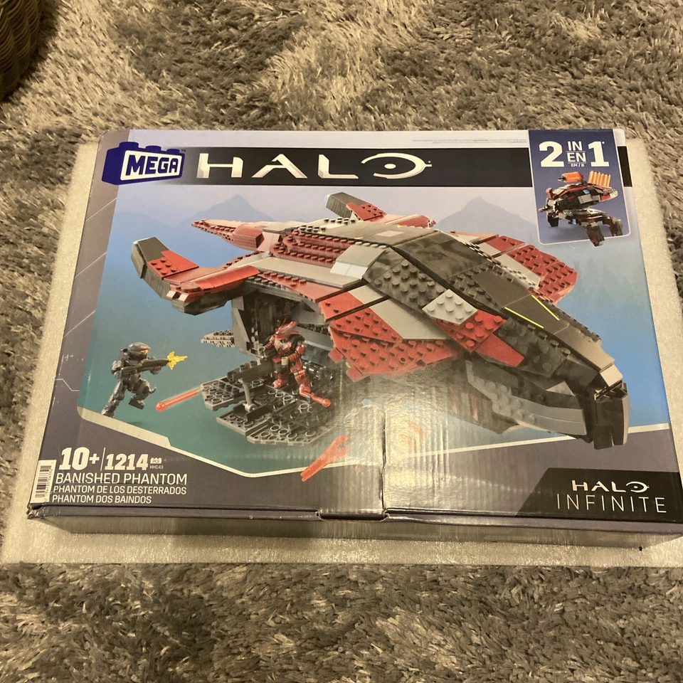 Halo Mega HHC43 Banished Phantom Building Set Brand New Sealed - Image 1 of 4