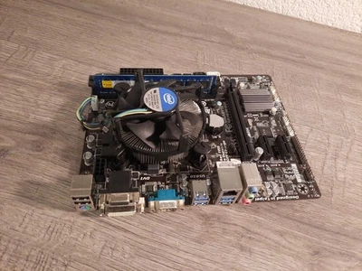 Gigabyte GA-H81M-DV2 Intel Core i5-4440 CPU @ 3.10GHz 4GB Ram - Bild 1 von 4