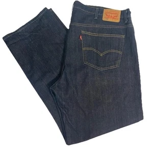 LEVI'S 559 Dark Wash Blue Jeans 46x34 - Picture 1 of 9