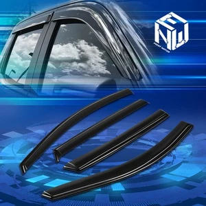 For 16-20 Sorento Glossy Smoked Black Window Visors Sun Rain Deflector 4pcs - Picture 1 of 5