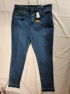 Neu mit Etikett Lee Damen Skinny High Rise Heritage Blue Jeans 16M - Bild 1 von 10
