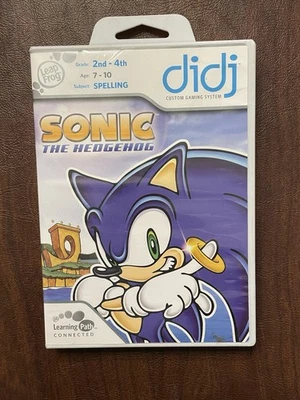 Sonic the Hedgehog 2008 Leapfrog Didj Custom Learning Game complete - Image 1 of 4