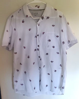 Sovereign Code LA Men's Air Max 90 Style Sneaker White Short Sleeve Shirt XL - Image 1 of 4