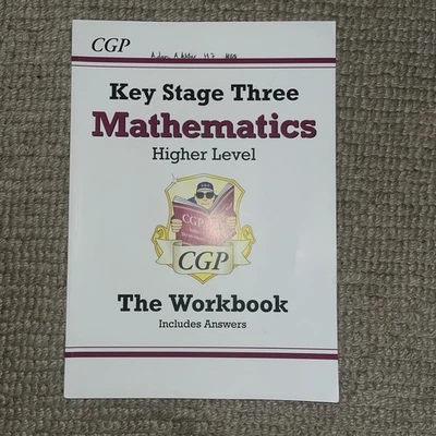 CGP Key Stage Three Mathematics Higher Level Workbook with Answers USED  - Image 1 of 4