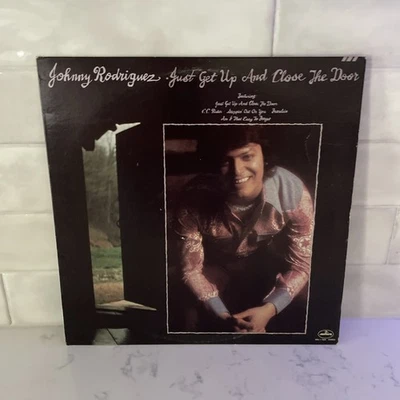 Johnny Rodriguez: Just Get Up And Close The Door    12"  33 RPM  LP - Image 1 of 4