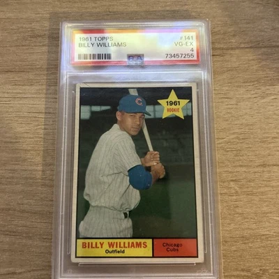 Billy Williams Topps 1961 novato PSA 4 Foto 1 de 2