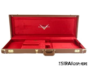 Fender Custom Shop CS Stratocaster Tele G&G 59 Brown HARDSHELL CASE, Relic Strat - Picture 1 of 5