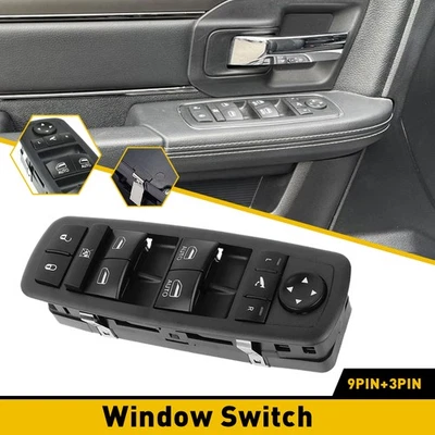 Master Power Window Switch Fit For 2013-2016 Dodge Ram 1500 2500 3500 68212784AA - Изображение 1 из 4