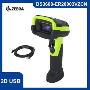 Escáner de código de barras Zebra DS3608-ER rango extendido ultra resistente con cable 1D/2D generador de imágenes - Imagen 1 de 11
