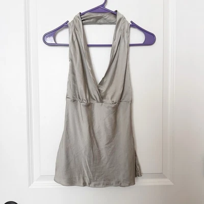 Express женщин Y2K шелк кукла с бретелью через шею верхний размер маленький кокетка Fairycore изящный - Изображение 1 из 4