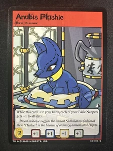 Neopets Anubis Plushie 48/100 Lost Desert Item Uncommon - Picture 1 of 2