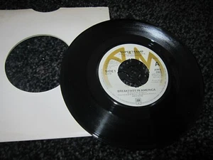 7" single record,Super-tramp ,breakfast in America,1979 - Picture 1 of 1