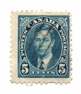 Canada #235 5c King George VI Used Stamp (a2) - Picture 1 of 1
