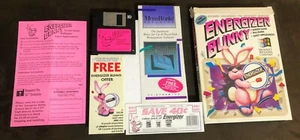 PC Energizer Bunny Screen Saver by PC Dynamics w/Original Box 3.5" Disk &Inserts - Picture 1 of 4