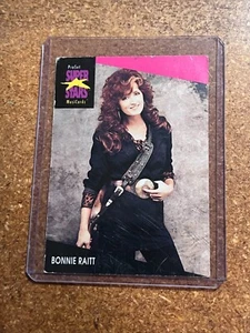 1991 Pro Set SuperStars MusiCards # 222 Bonnie Raitt - Picture 1 of 2