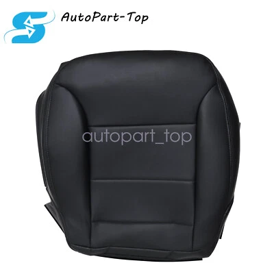 适用于 2009 2010-13 梅赛德斯-奔驰 ML350 前驱动下皮革座椅套黑色 — 第 1/4 张图片