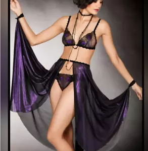 NEW Hanky Panky Ziegfeld Dolores Lace Embroidered Peacock Bralette Bra S - Picture 1 of 10