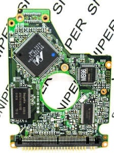 PCB - Hitachi 20GB DK23CA-20F IDE 08K9633 2.5" B/A0B4 C/A AJ100 Laptop HardDrive - Picture 1 of 4