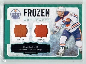 13-14 UD Upper Deck Frozen Artifacts  Sam Gagner  /36  Jersey-Patch