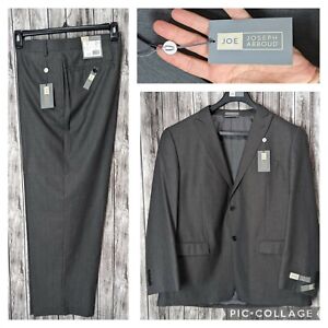 Men's Gray Joseph Abbound Suit New With Tag RN#69456 Size 48 Regular MSRP $360