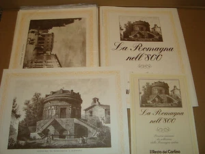 LA ROMAGNA NELL'800 RACCOLTA DI 16 RIPRODUZIONI + LIBRETTO + RACCOGLITORE  - Foto 1 di 1