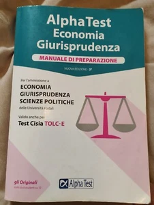 Alpha Test Economia/Giurisprudenza: MANUALE DI PREPARAZIONE - Foto 1 di 3