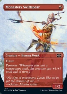 MTG Near Mint Foil Monastery Swiftspear (Borderless Alternate Art) - [Double Mas - Bild 1 von 1