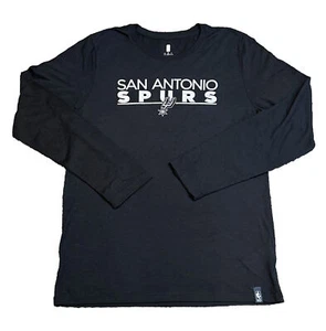NWOT San Antonio Spurs NBA Black Long Sleeve Shirt Women's XL (18/20) - Picture 1 of 5