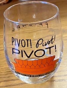 Friends TV Show kultiges Zitat stielloses Weinglas Becher "Drehbar! Pivot! Pivot!" - Bild 1 von 17