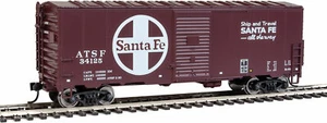 HO SCALE - WALTHERS MAINLINE 910-1151 SANTA FE 40' AAR Modernized Boxcar # 34125 - Bild 1 von 4