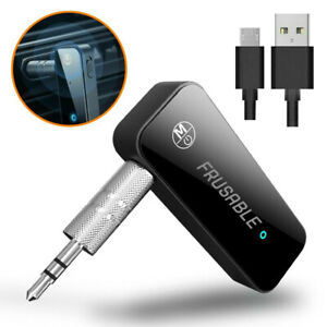 USB Wireless Bluetooth 5.0 Transmitter Receiver 2in1 Audio Adapter 3.5mm Aux Car
