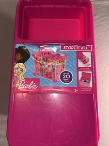 Barbie Welpe rosa Rollpuppe/Zubehör Aufbewahrung Tragetasche Reisekoffer auf Rädern - Bild 1 von 9