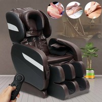 New Zero Gravity Electric Full Body Shiatsu Massage Chair Recline Heat Foot Rest