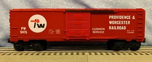 Lionel PROVIDENCE & WORCHESTER BOX CAR, O-Gauge, 6-9415, MOB,............ $49.95 - Picture 1 of 4