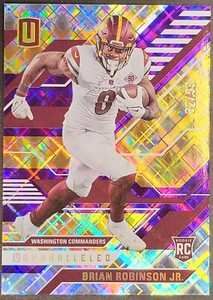 2022 Panini Chronicles Unparalleled Diamond #UNP-24 Brian Robinson Jr. 82/99