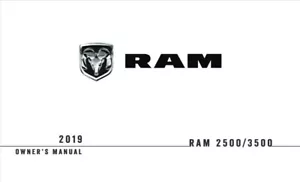 2019 Dodge Ram 2500 3500 Truck Owners Manual User Guide - Picture 1 of 1