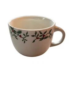 Taza individual de gres Royal Seasons Navidad acebo bayas - Imagen 1 de 7