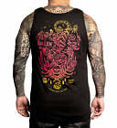 Sullen Art Collective Tiger Style Gradient Traditional Tattoo Tank Top SCM4002