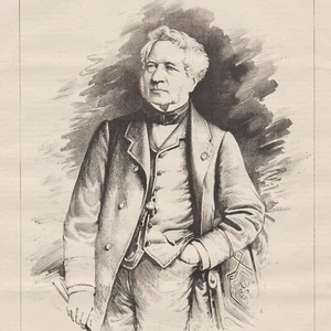 Isabey - Zeichner - Pressestich 1886 - Bild 1 von 2