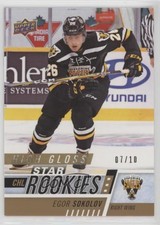 2017-18 Upper Deck CHL Star Rookies High Gloss /10 Egor Sokolov #351